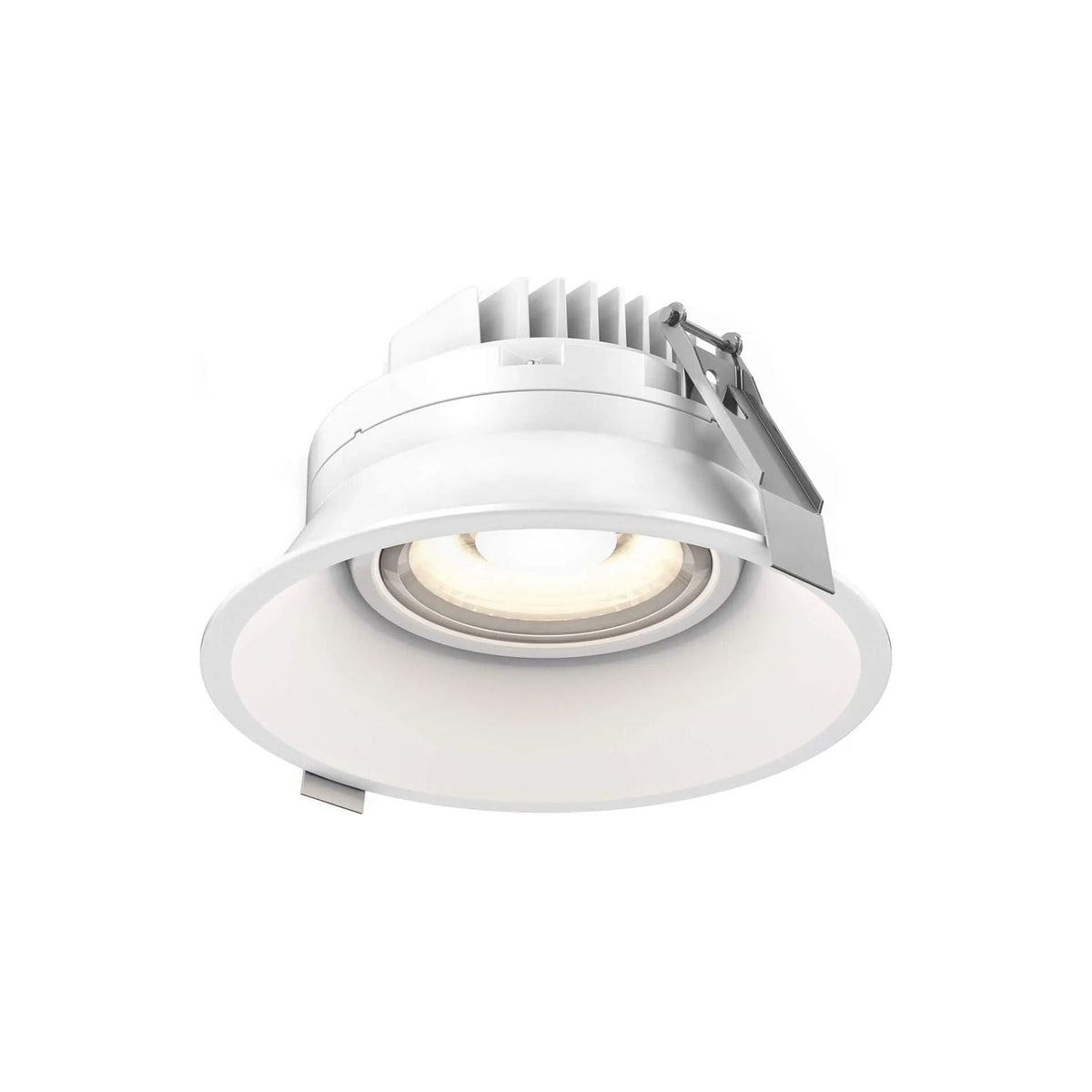 DALS Lighting - 6" Round Indoor/Outdoor Regressed Gimbal Down Light CCT - RGM6-CC-WH | Montreal Lighting & Hardware