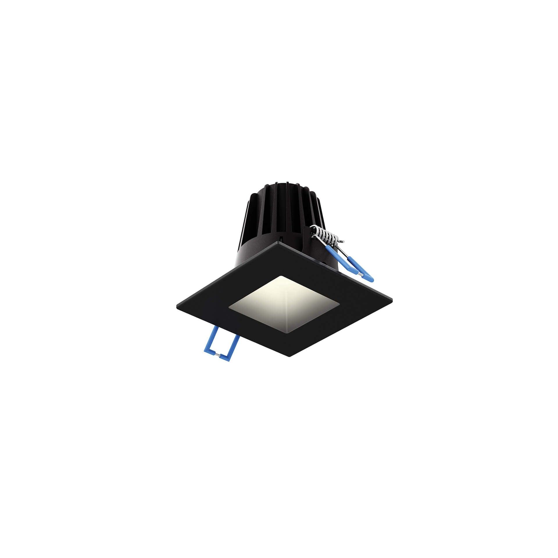 Dals Lighting - RGR 2 Inch Square Regressed Gimbal Down Light - RGR2SQ-CC-BK | Montreal Lighting & Hardware