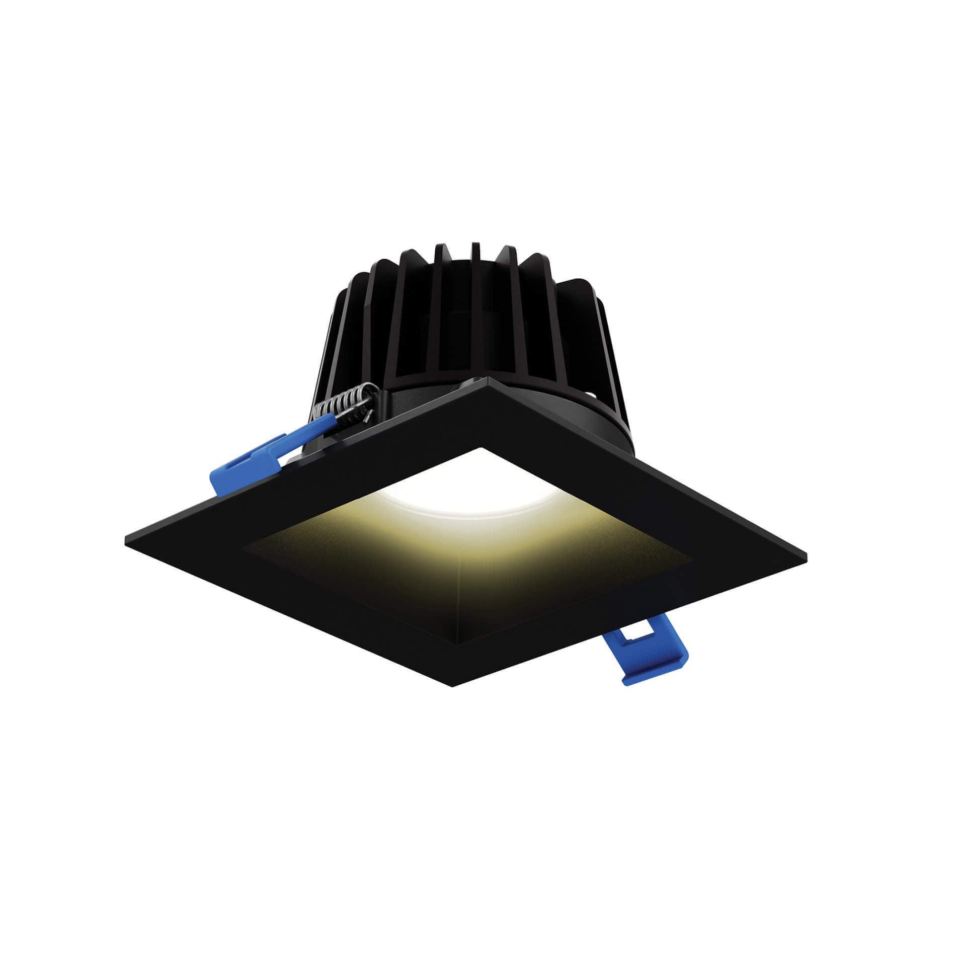 Dals Lighting - RGR 6 Inch Square Regressed Gimbal Down Light - RGR6SQ-CC-BK | Montreal Lighting & Hardware