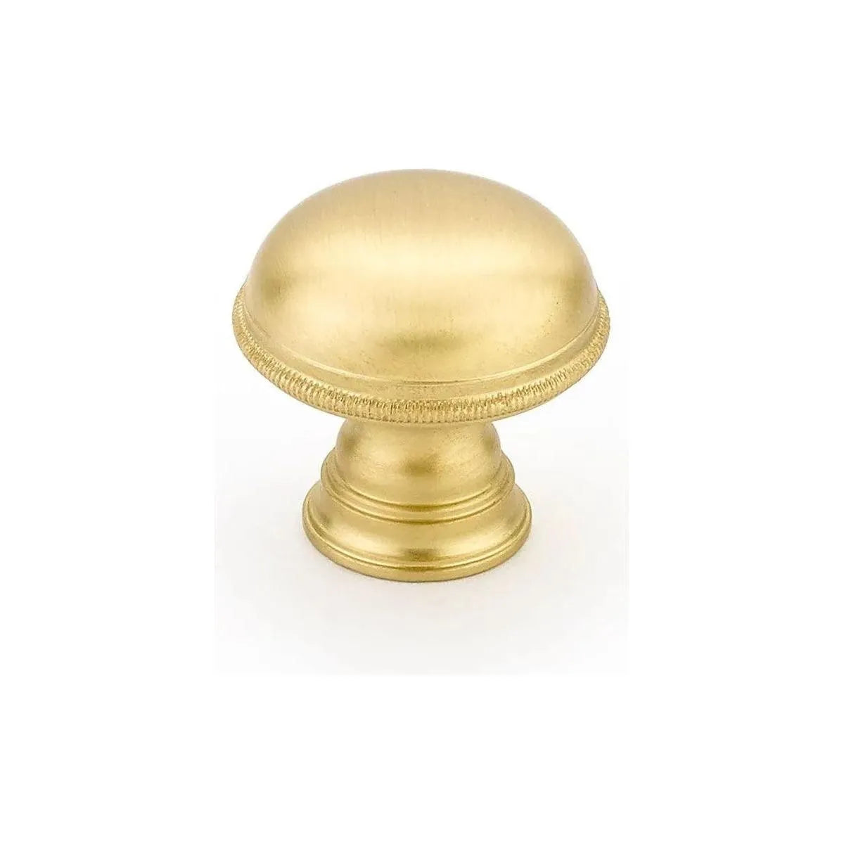 Schaub - Atherton Knurled Edge Plain Surface Knob - 572-SB | Montreal Lighting & Hardware