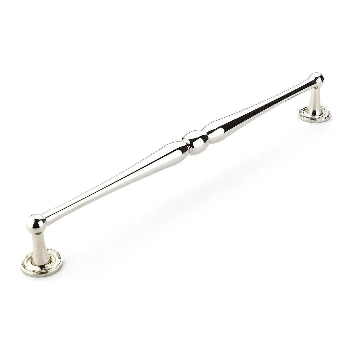 Schaub - Atherton Knurled Footplates Appliance Pull - 578-PN | Montreal Lighting & Hardware