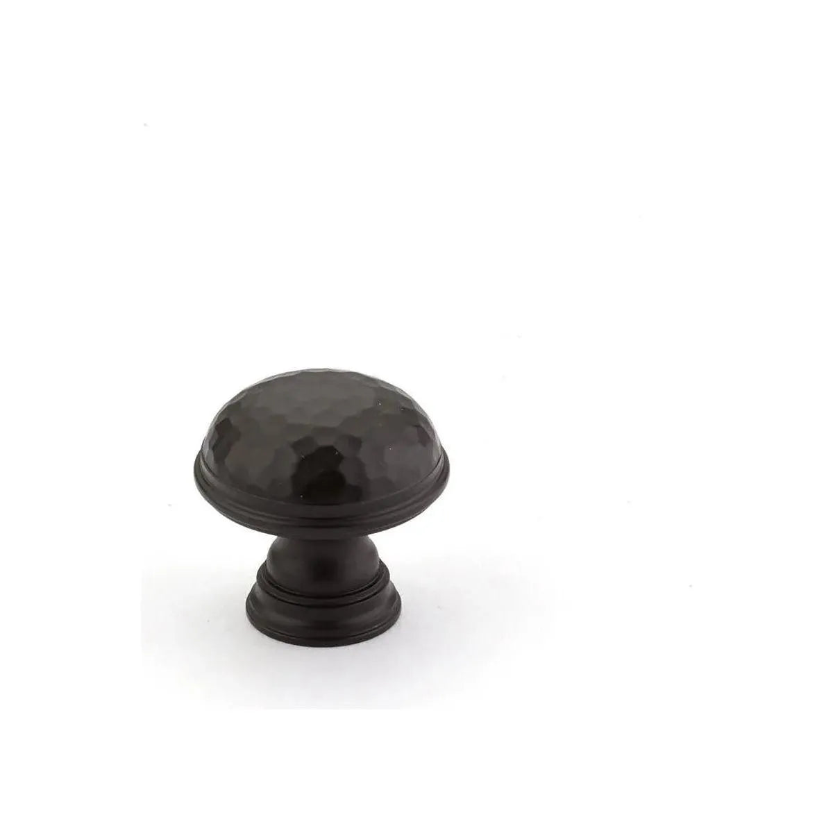 Schaub - Atherton Plain Edge Hammered Knob - 570-10B | Montreal Lighting & Hardware