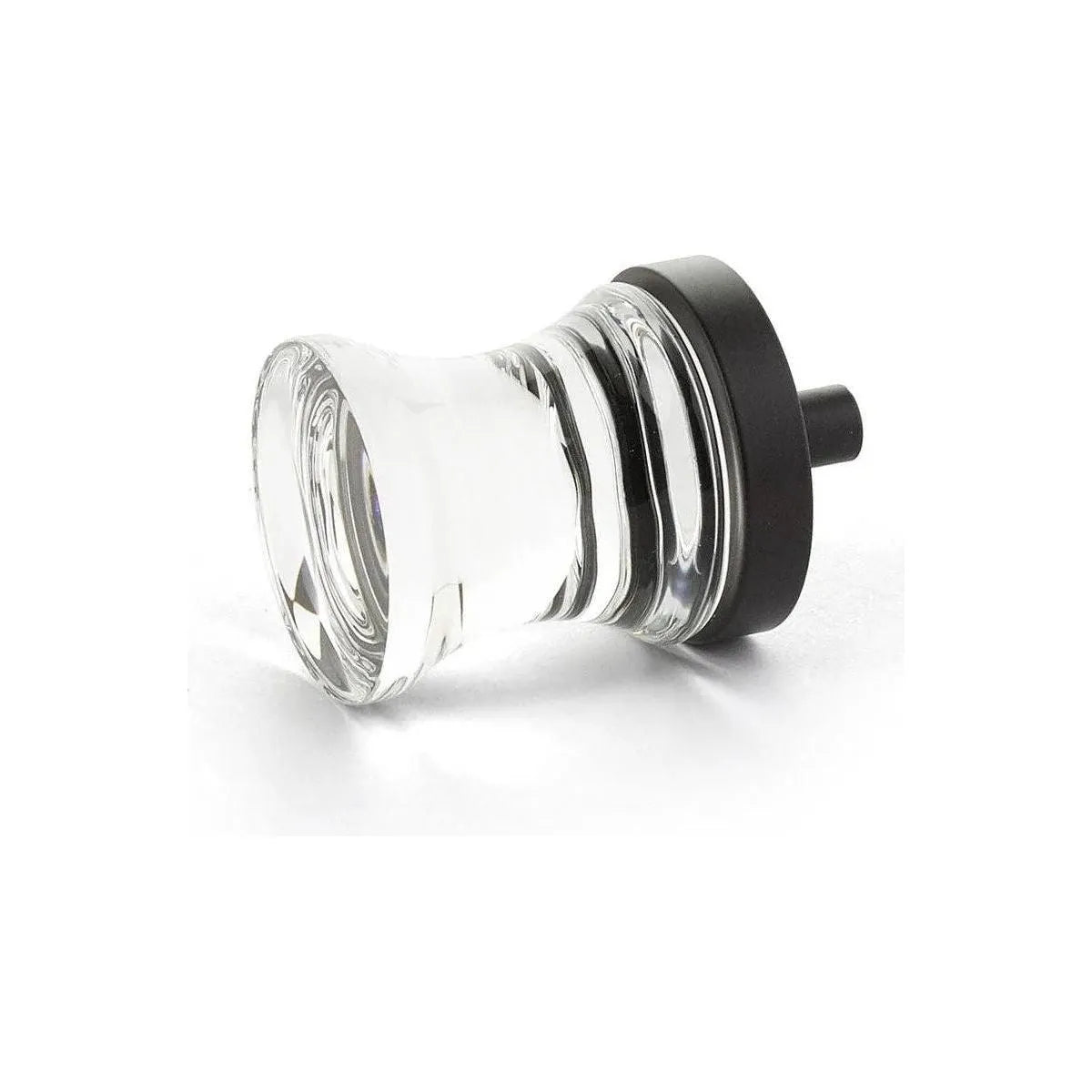 Schaub - City Lights Concave Glass Knob - 76-10B | Montreal Lighting & Hardware
