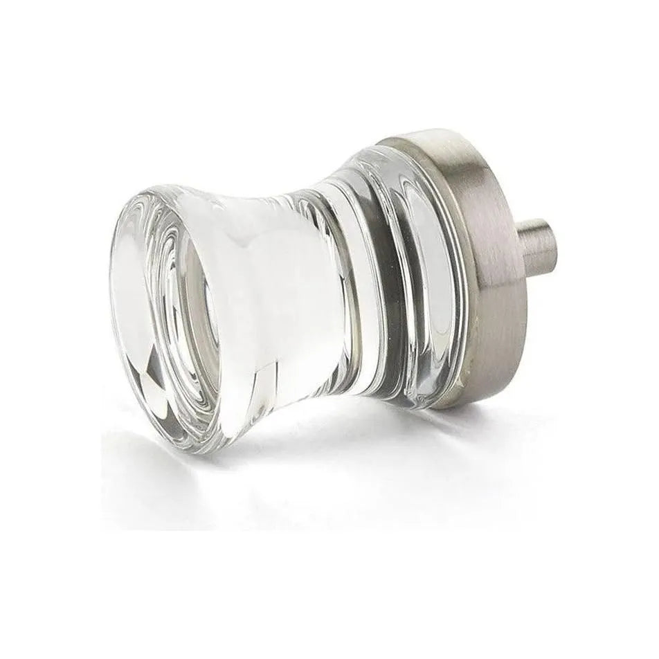 Schaub - City Lights Concave Glass Knob - 76-15 | Montreal Lighting & Hardware