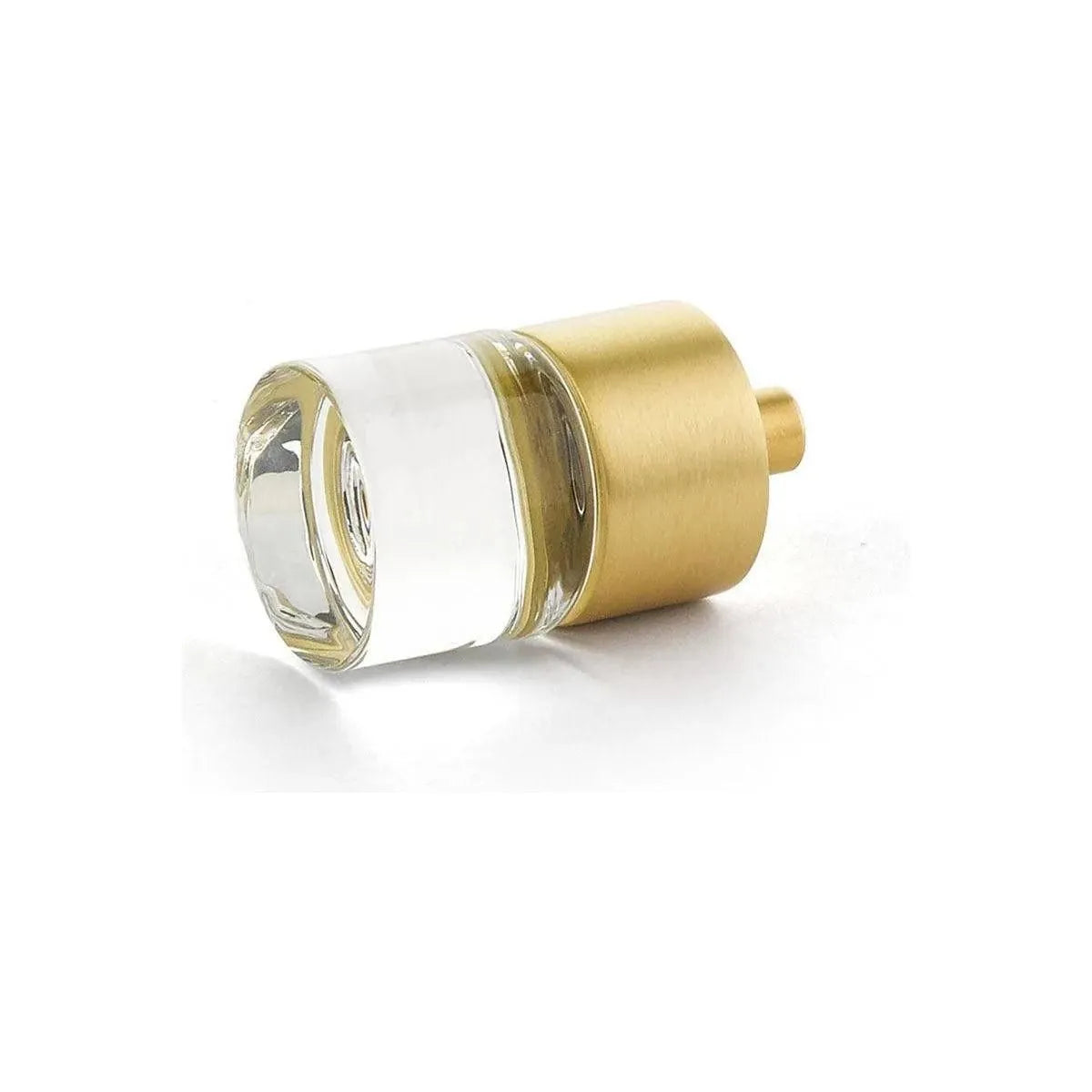 Schaub - City Lights Cylinder Glass Knob - 74-SB | Montreal Lighting & Hardware