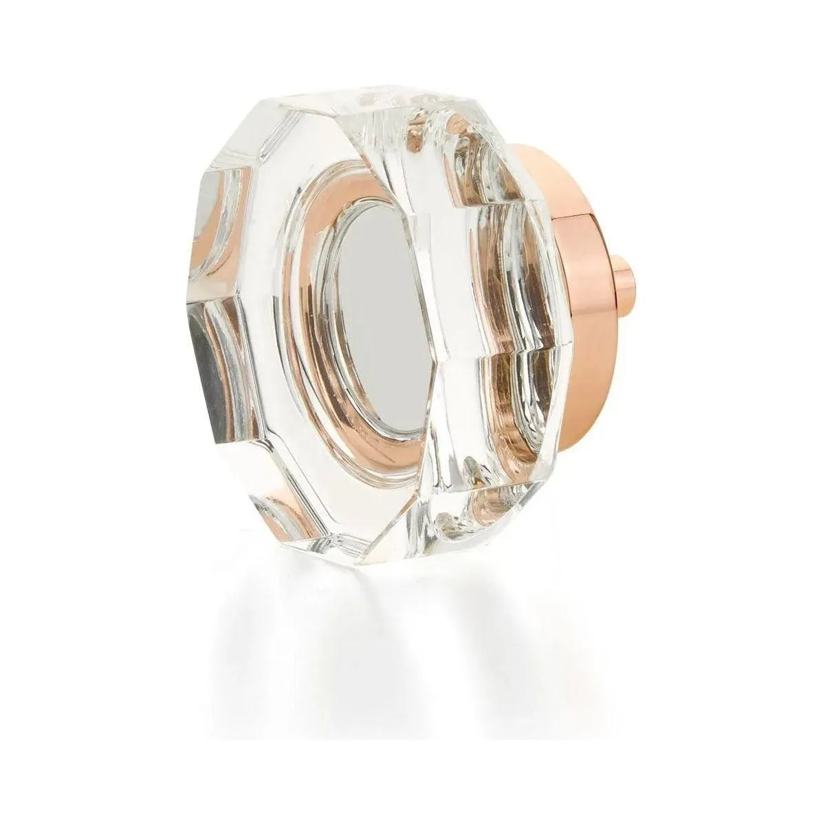 Schaub - City Lights Large Multi-Sided Glass Knob - 53-PRG | Montreal Lighting & Hardware