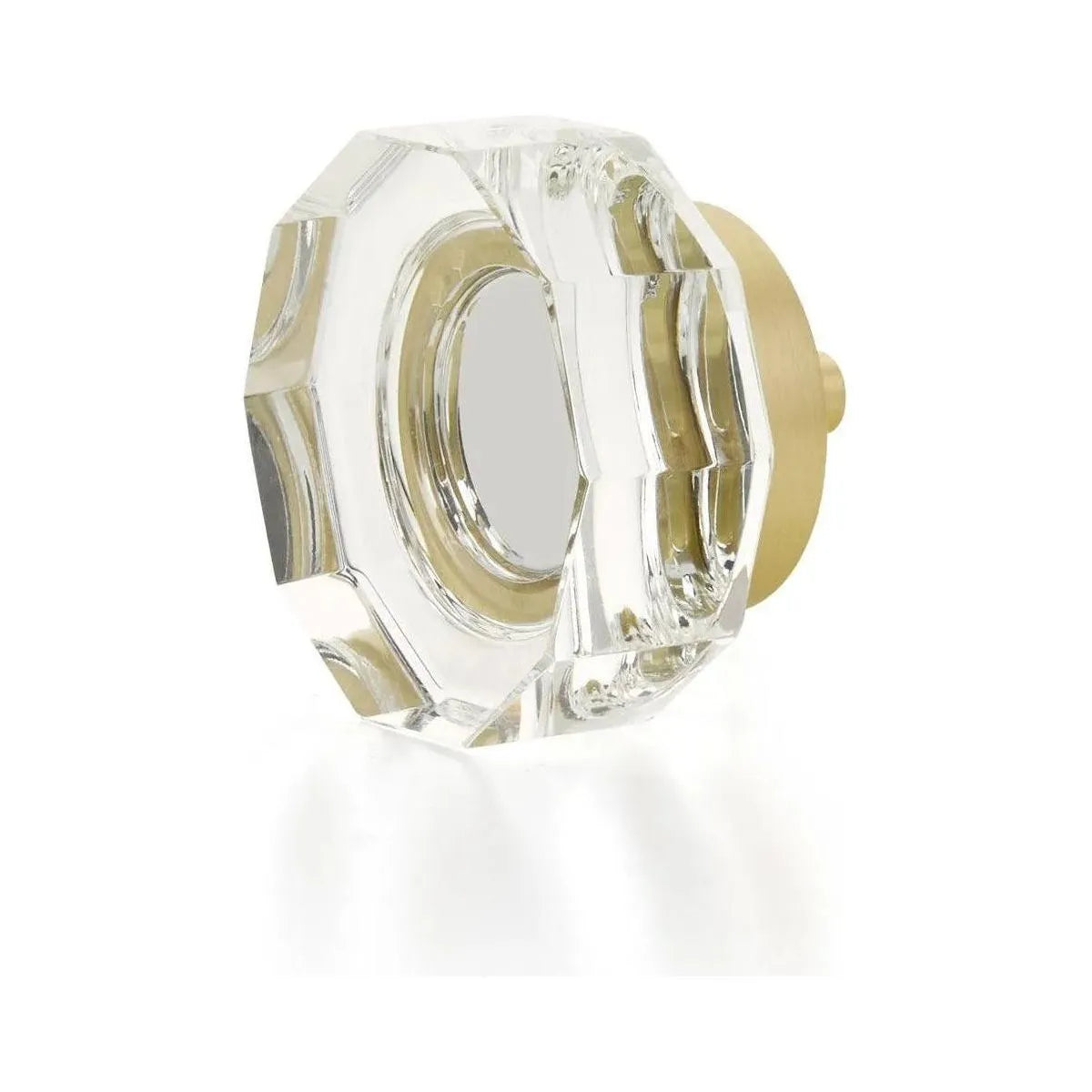 Schaub - City Lights Large Multi-Sided Glass Knob - 53-SB | Montreal Lighting & Hardware