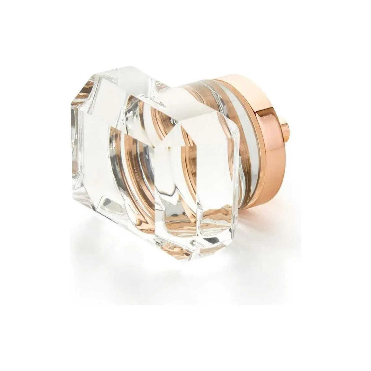 Schaub - City Lights Rectangular Glass Knob - 52-PRG | Montreal Lighting & Hardware