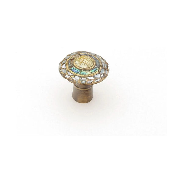 Bouton rond Fair Isle Imperial Shell