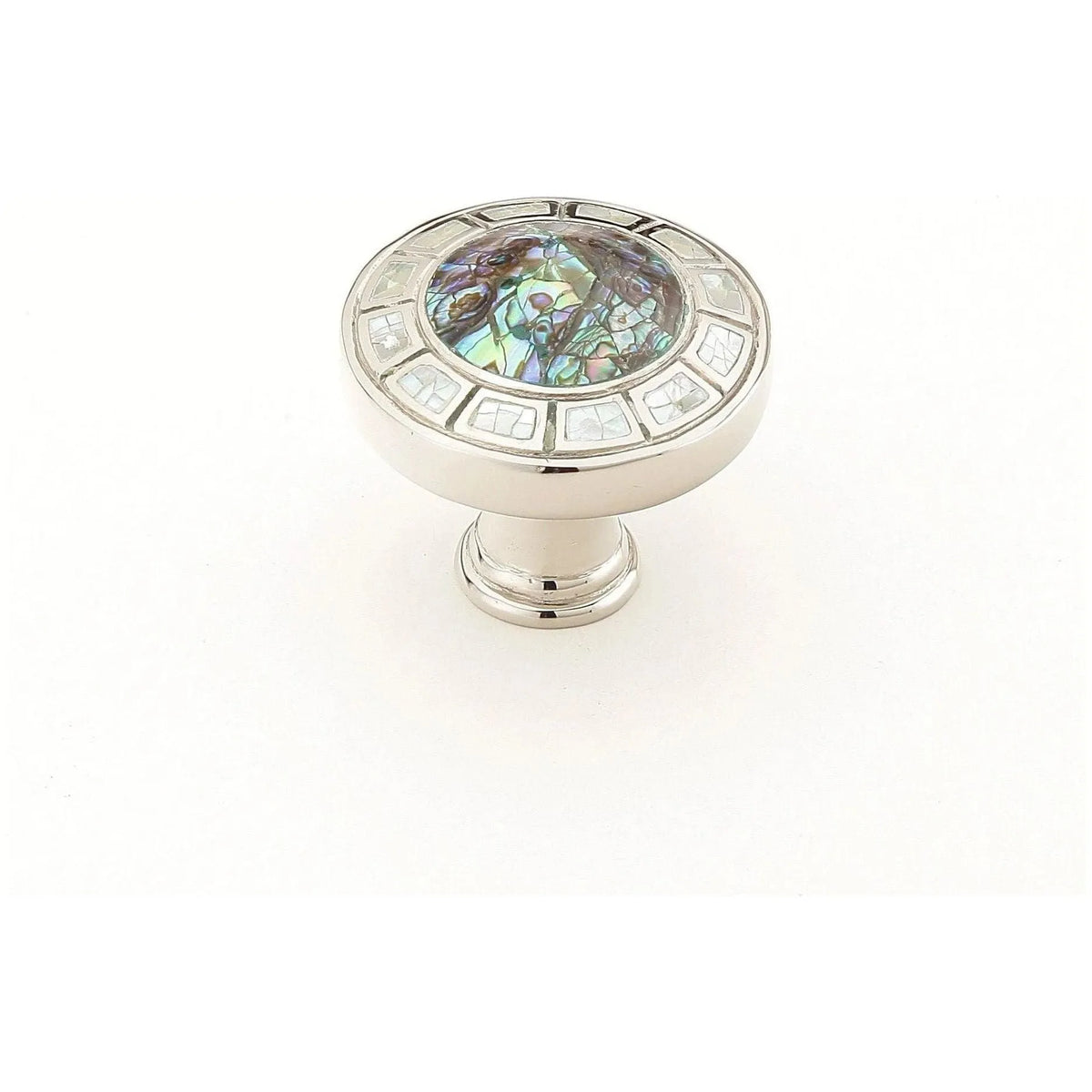 Schaub - Fair Isle Imperial Shell Round Knob - 655-PN | Montreal Lighting & Hardware