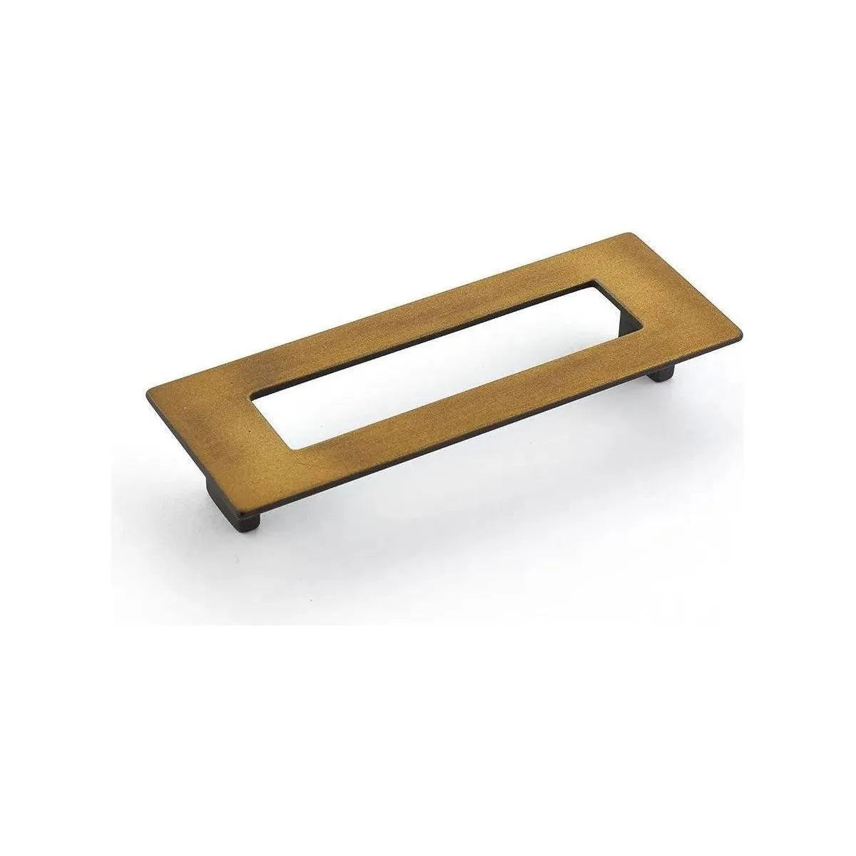 Schaub - Finestrino Rectangle Pull - 445-BRBZ | Montreal Lighting & Hardware