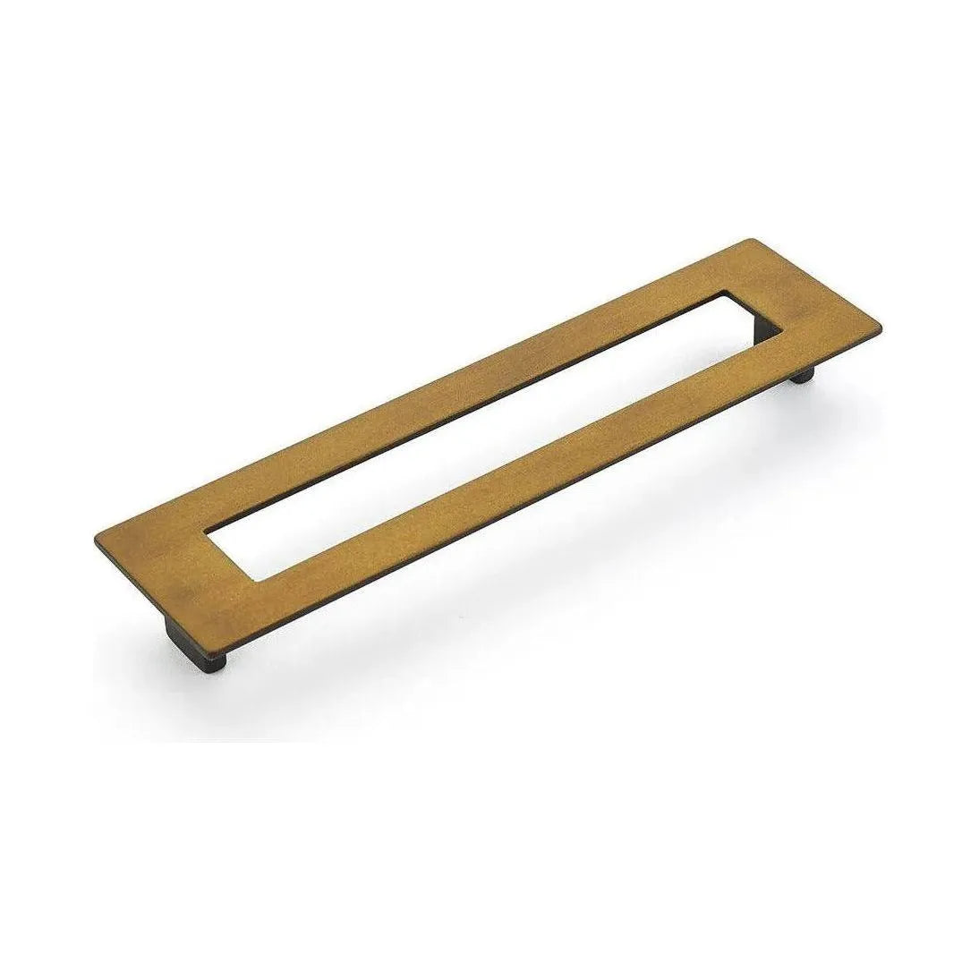 Schaub - Finestrino Rectangle Pull - 446-BRBZ | Montreal Lighting & Hardware