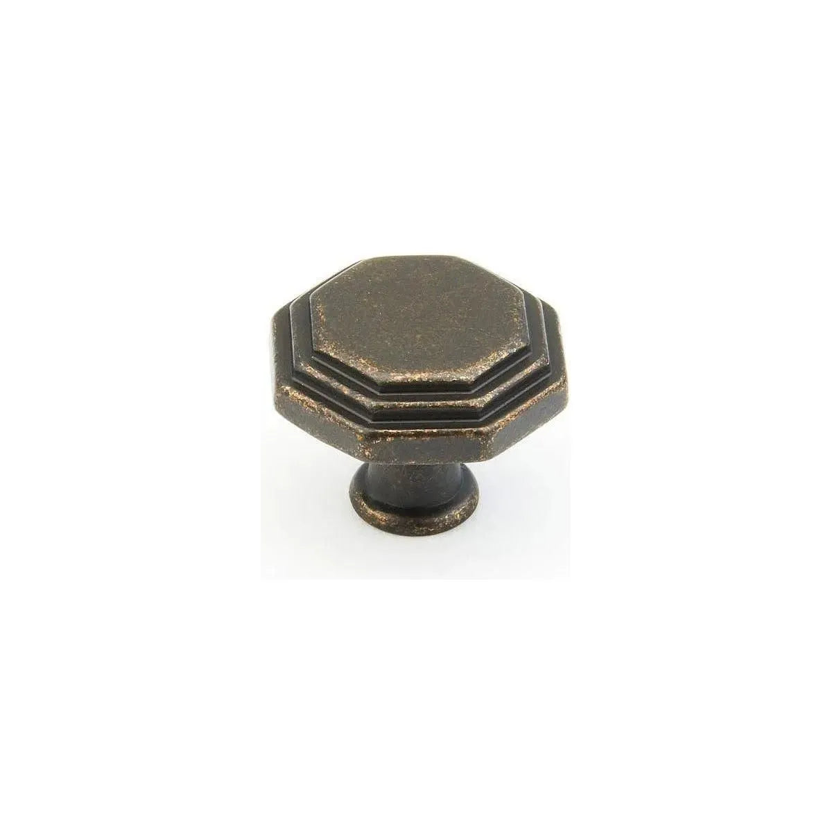 Schaub - Firenza Octagonal Knob - 283-DFBZ | Montreal Lighting & Hardware