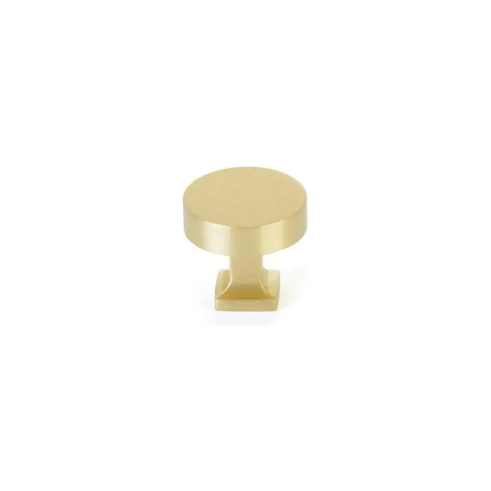 Schaub - Haniburton Round Knob with Square Base - 469-SB | Montreal Lighting & Hardware