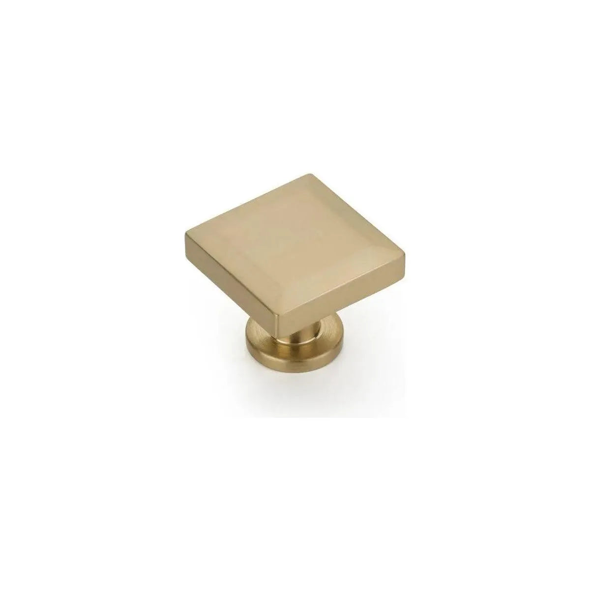 Schaub - Heathrow Square Knob - 551-SSB | Montreal Lighting & Hardware