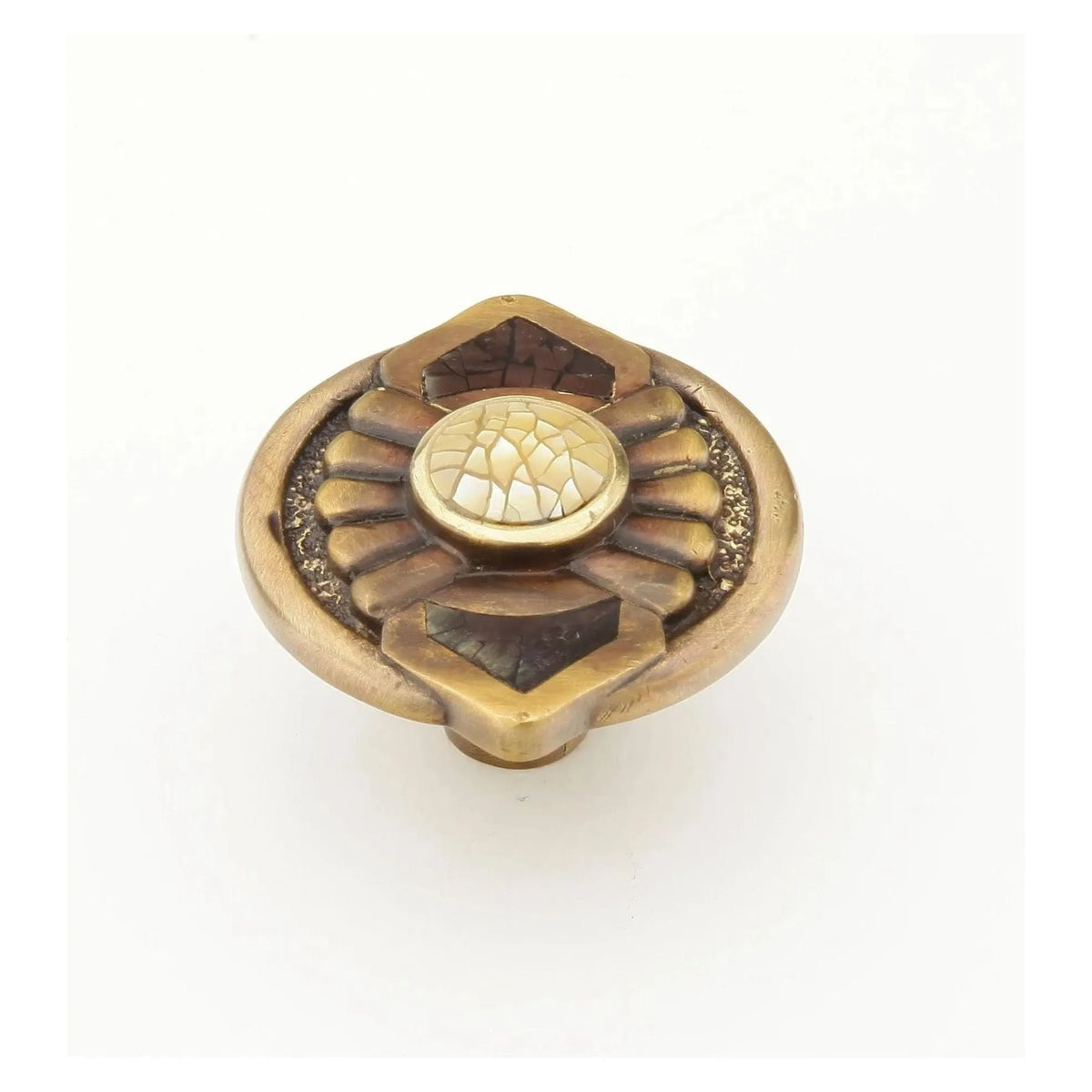 Schaub - Heirloom Treasures Round Knob - 958K-AB | Montreal Lighting & Hardware