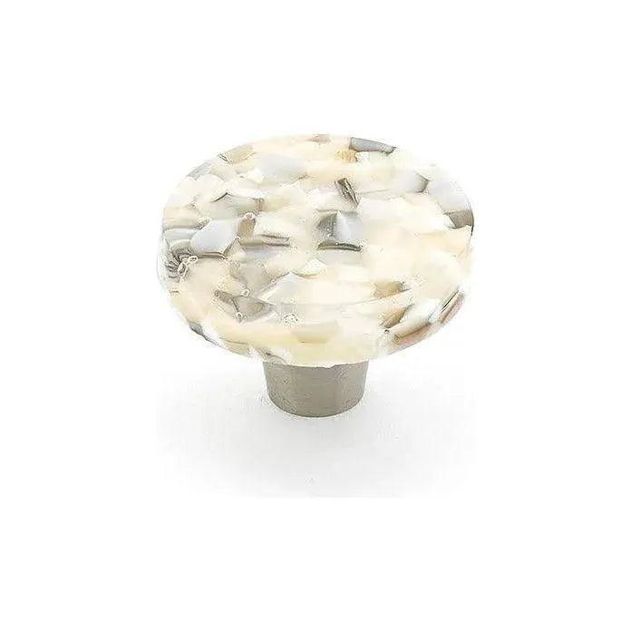 Schaub - Ice Round Knob - 31-SBP | Montreal Lighting & Hardware