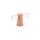 Schaub - Lumiere Adjustable Clear Acrylic T-Knob - 401-BRG | Montreal Lighting & Hardware
