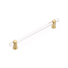 Schaub - Lumiere Non-Adjustable Clear Acrylic Appliance Pull - 402-SB | Montreal Lighting & Hardware