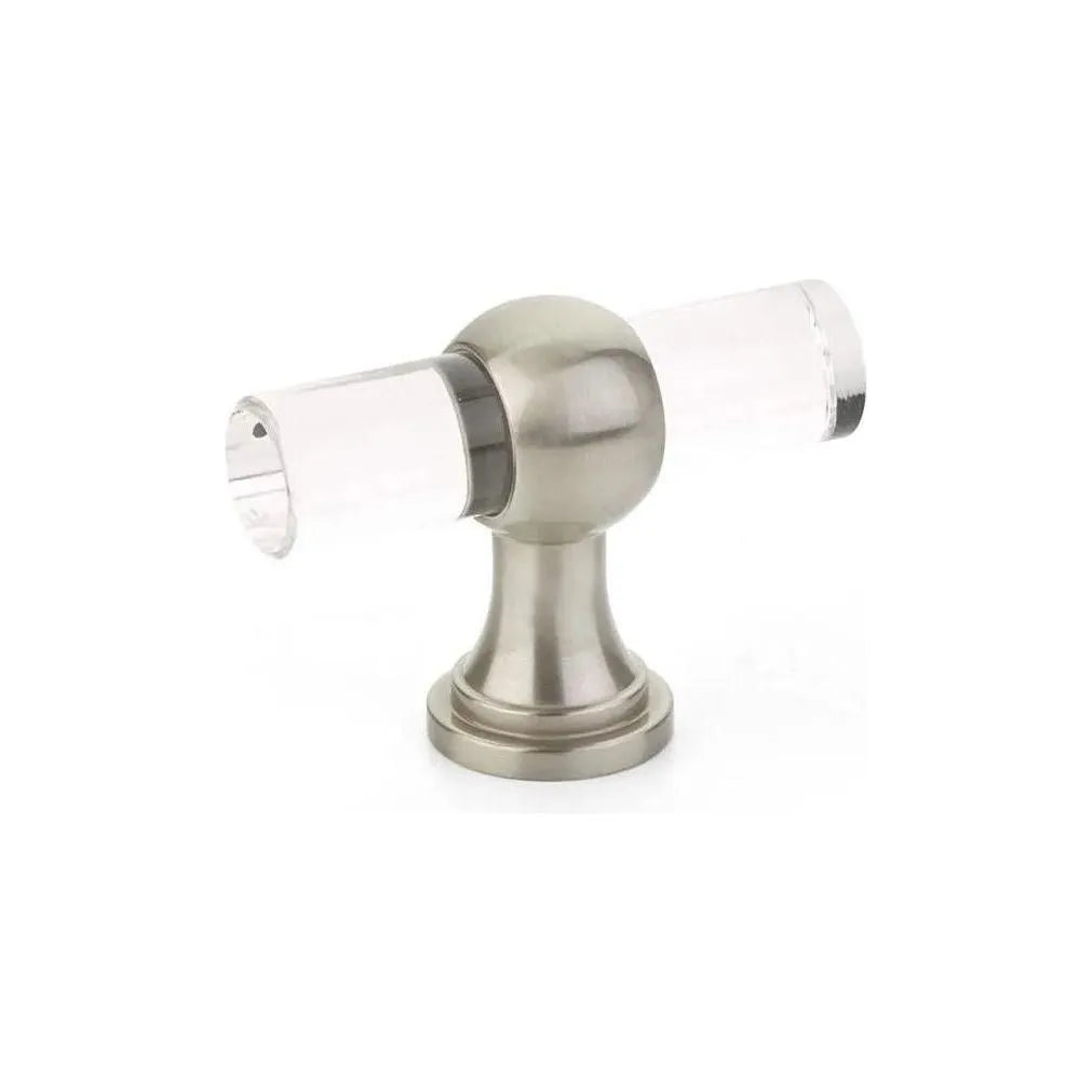 Schaub - Lumiere Transitional Adjustable Clear Acrylic T-Knob - 411-15 | Montreal Lighting & Hardware