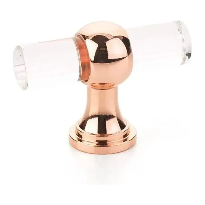 Schaub - Lumiere Transitional Adjustable Clear Acrylic T-Knob - 411-PRG | Montreal Lighting & Hardware