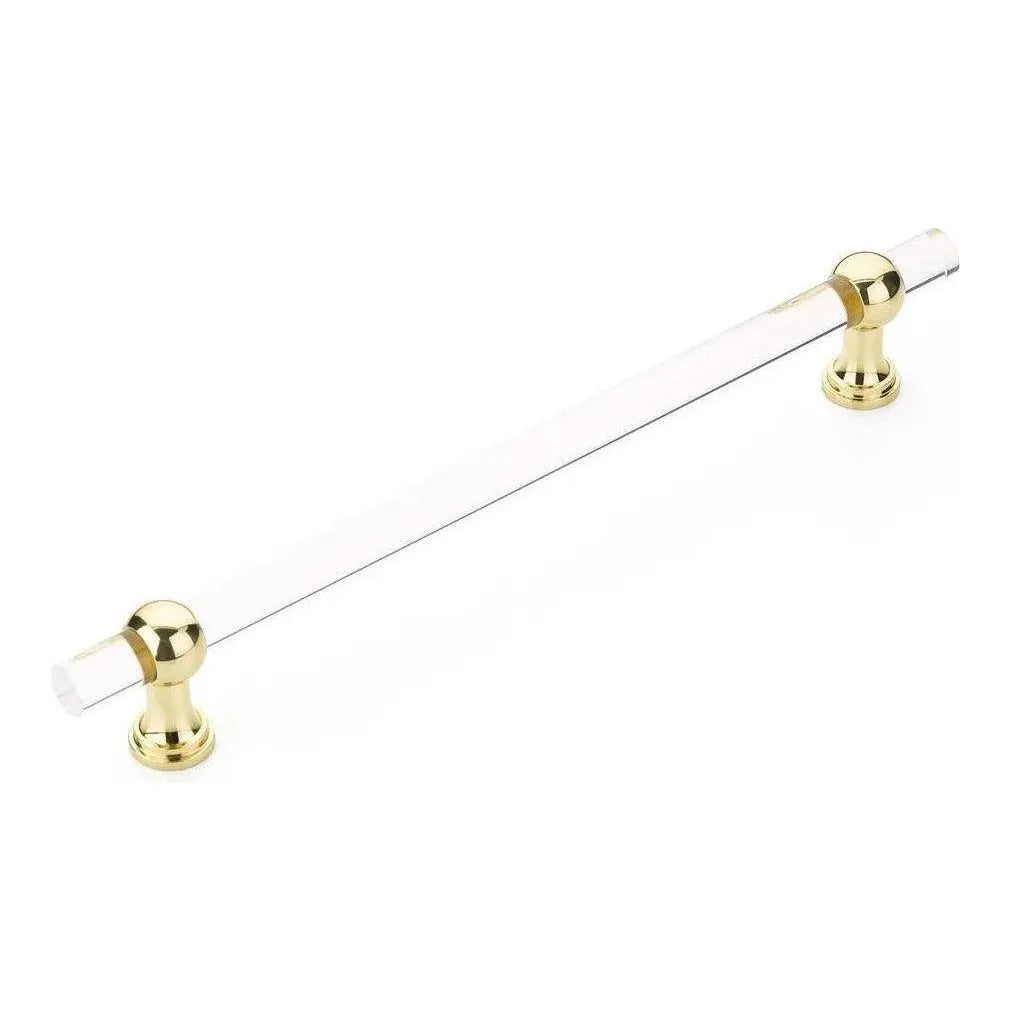 Schaub - Lumiere Transitional Non-Adjustable Clear Acrylic Appliance Pull - 412-03 | Montreal Lighting & Hardware
