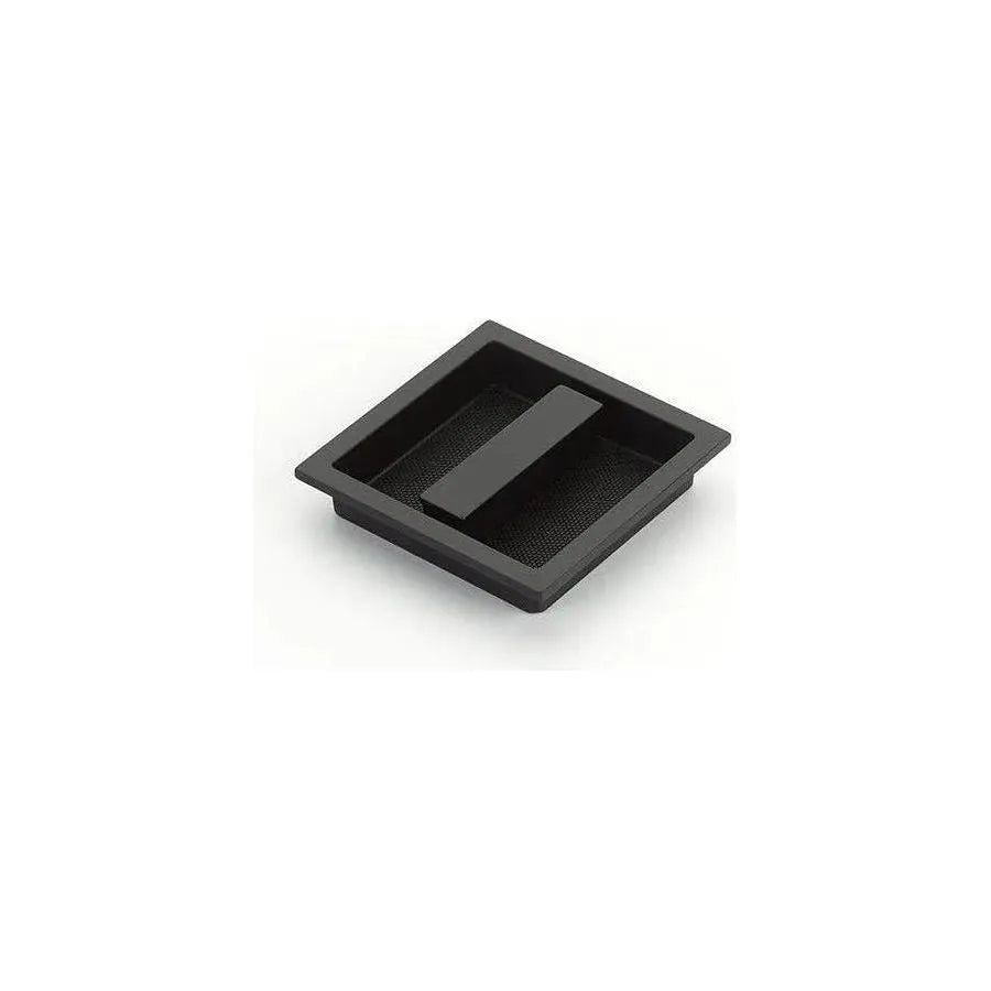 Schaub - MODO Square Recessed Pull - 1207-GM | Montreal Lighting & Hardware