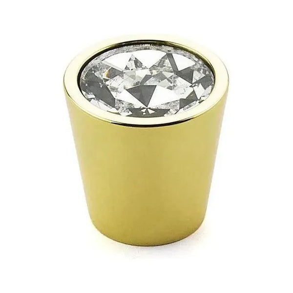 Bouton en verre cylindrique Stargaze