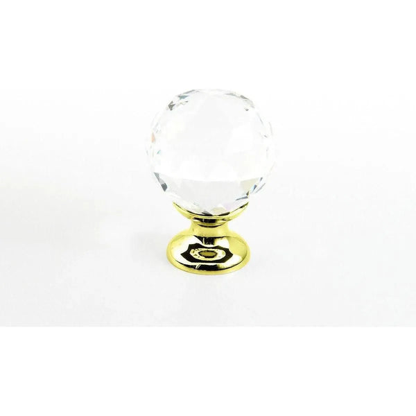 Bouton rond en verre Stargaze