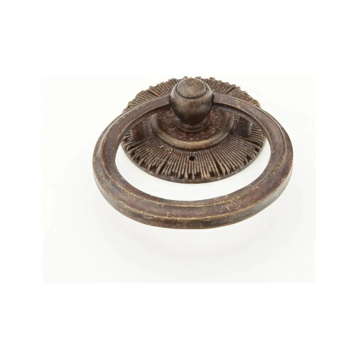 Schaub - Sunburst Ring Pull with Backplate - 977-ED | Montreal Lighting & Hardware