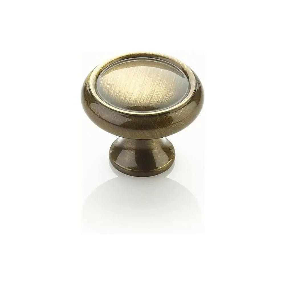 Schaub - Traditional Circle Knob - 711-AB | Montreal Lighting & Hardware
