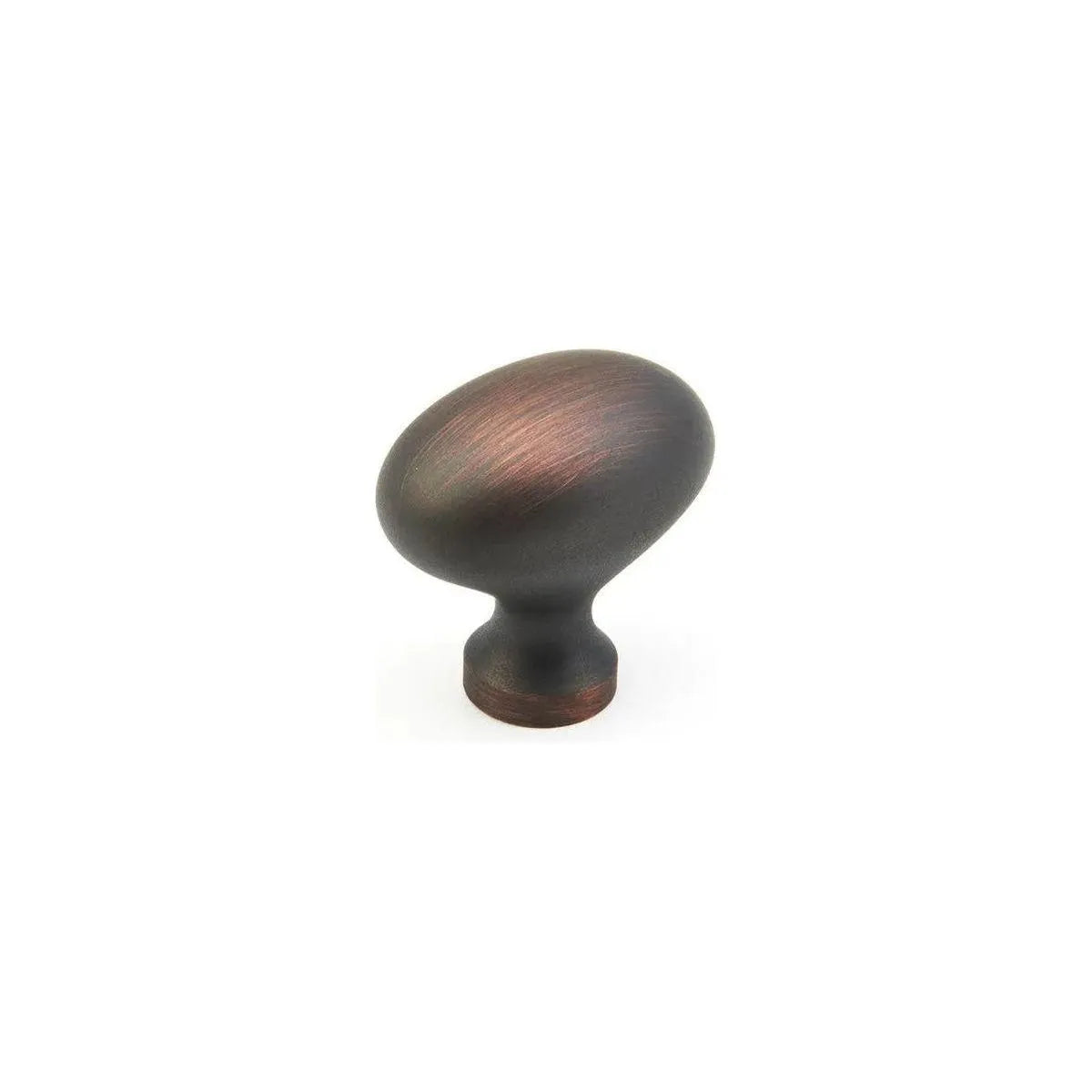 Schaub - Traditional Oval Knob - 719-MIBZ | Montreal Lighting & Hardware