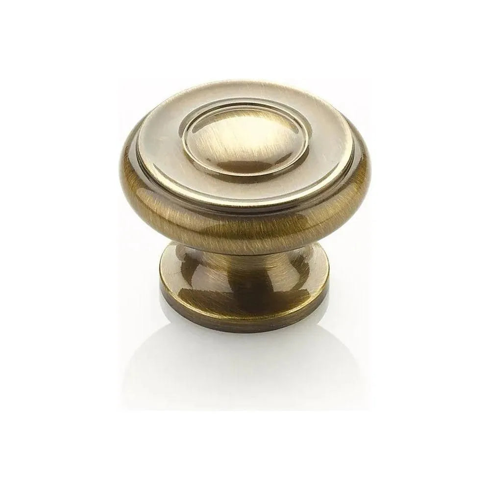 Schaub - Traditional Round Knob - 704-AB | Montreal Lighting & Hardware