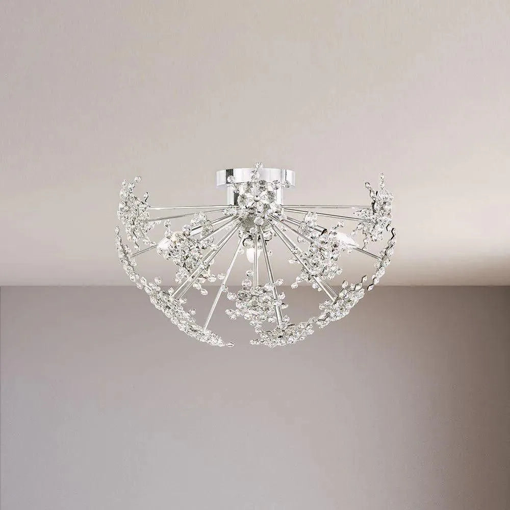 Schonbek 1870 - Esteracae Semi-Flush Mount - DN1224N-22S | Montreal Lighting & Hardware