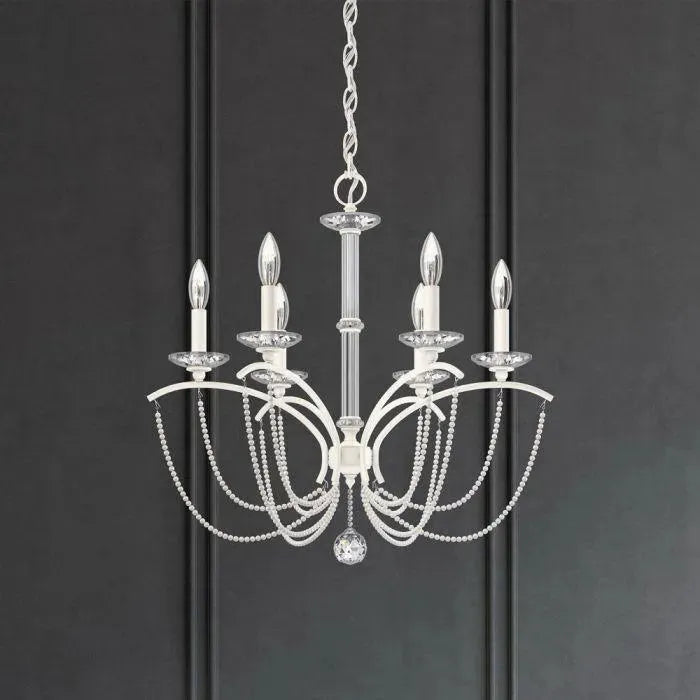 Schonbek 1870 - Priscilla Chandelier - BC7106N-06PWT | Montreal Lighting & Hardware