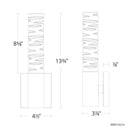 Schonbek Beyond - Cru LED Wall Sconce - BWS14214-PN | Montreal Lighting & Hardware