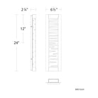 Schonbek Beyond - Echelon LED Wall Sconce - BWS10218-BK | Montreal Lighting & Hardware