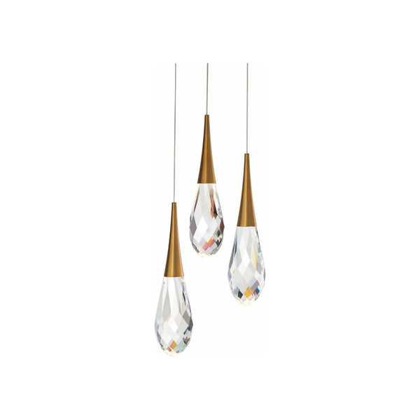 Hibiscus 3 Light LED Multi-Light Pendant