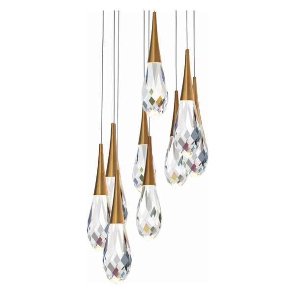 Hibiscus 9 Light LED Multi-Light Pendant