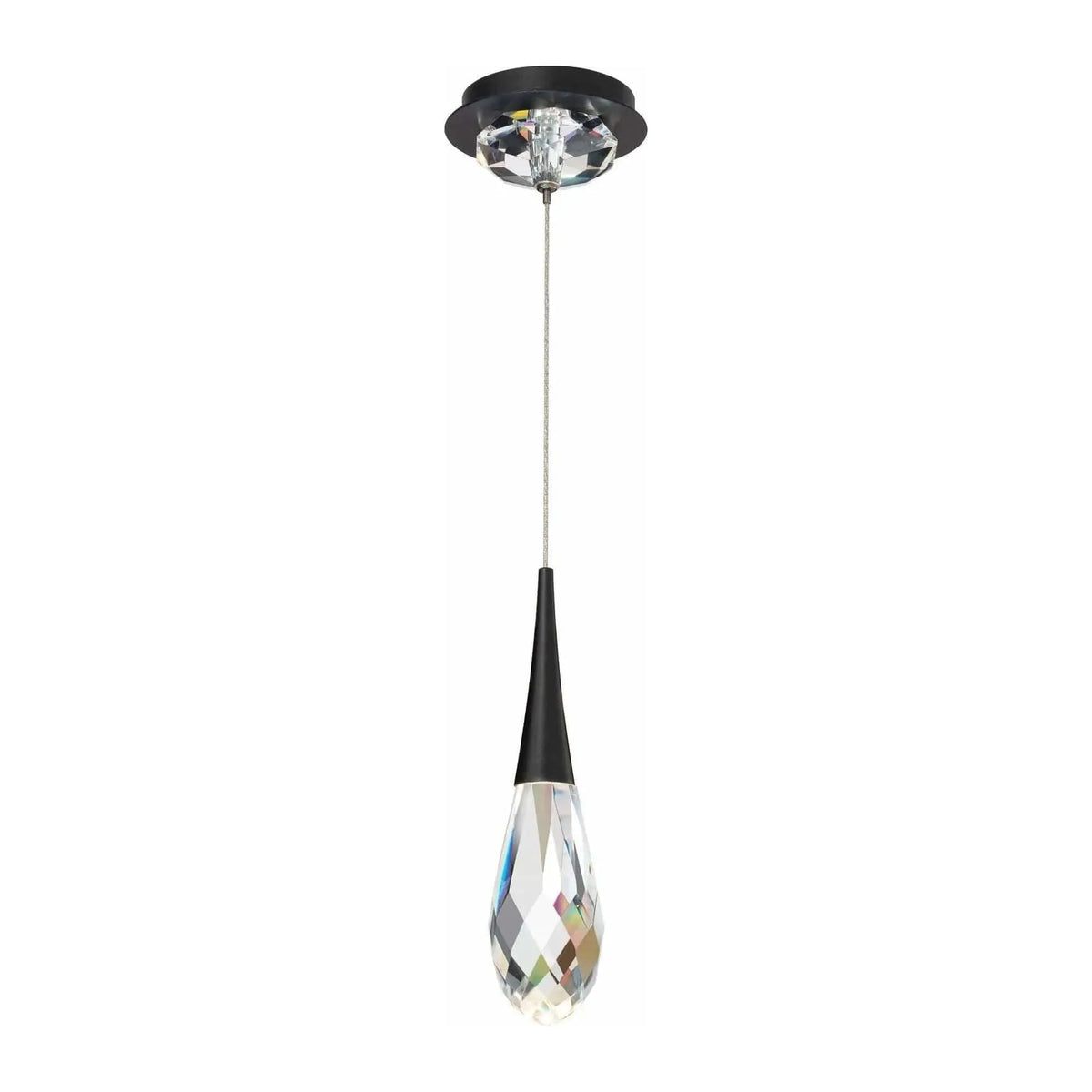 Schonbek Beyond - Hibiscus LED Mini Pendant - BPD21213-BK | Montreal Lighting & Hardware