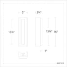 Schonbek Beyond - Magnate LED Wall Sconce - BWS71216-BK | Montreal Lighting & Hardware