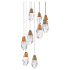 Schonbek Beyond - Martini 9 Light LED Multi-Light Pendant - BPD20209O-AB | Montreal Lighting & Hardware
