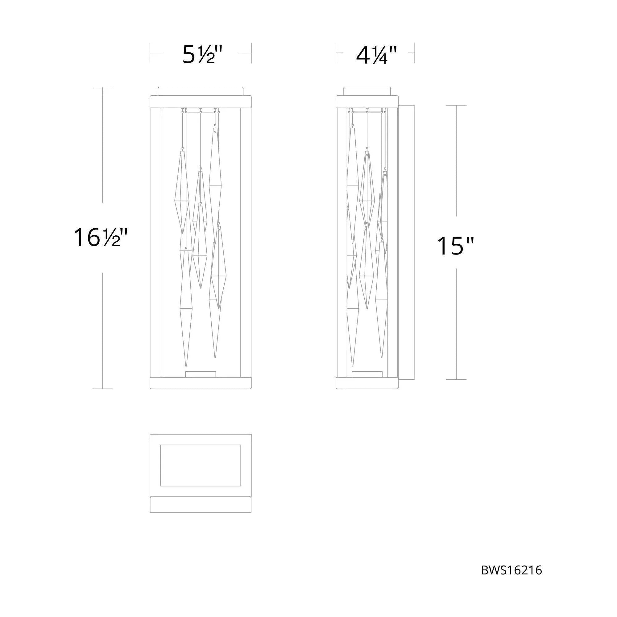 Schonbek Beyond - Mirage LED Wall Sconce - BWS16216-BK | Montreal Lighting & Hardware