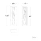 Schonbek Beyond - Mirage LED Wall Sconce - BWS16216-BK | Montreal Lighting & Hardware