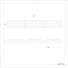 Schonbek Beyond - Soiree LED Bath Vanity & Wall Light - BWS17228-AB | Montreal Lighting & Hardware
