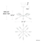 Schonbek Beyond - Synapse LED Pendant - BPD32232-AB | Montreal Lighting & Hardware