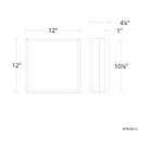 Schonbek Beyond - Whisper LED Flush Mount - BFM39212-AB | Montreal Lighting & Hardware