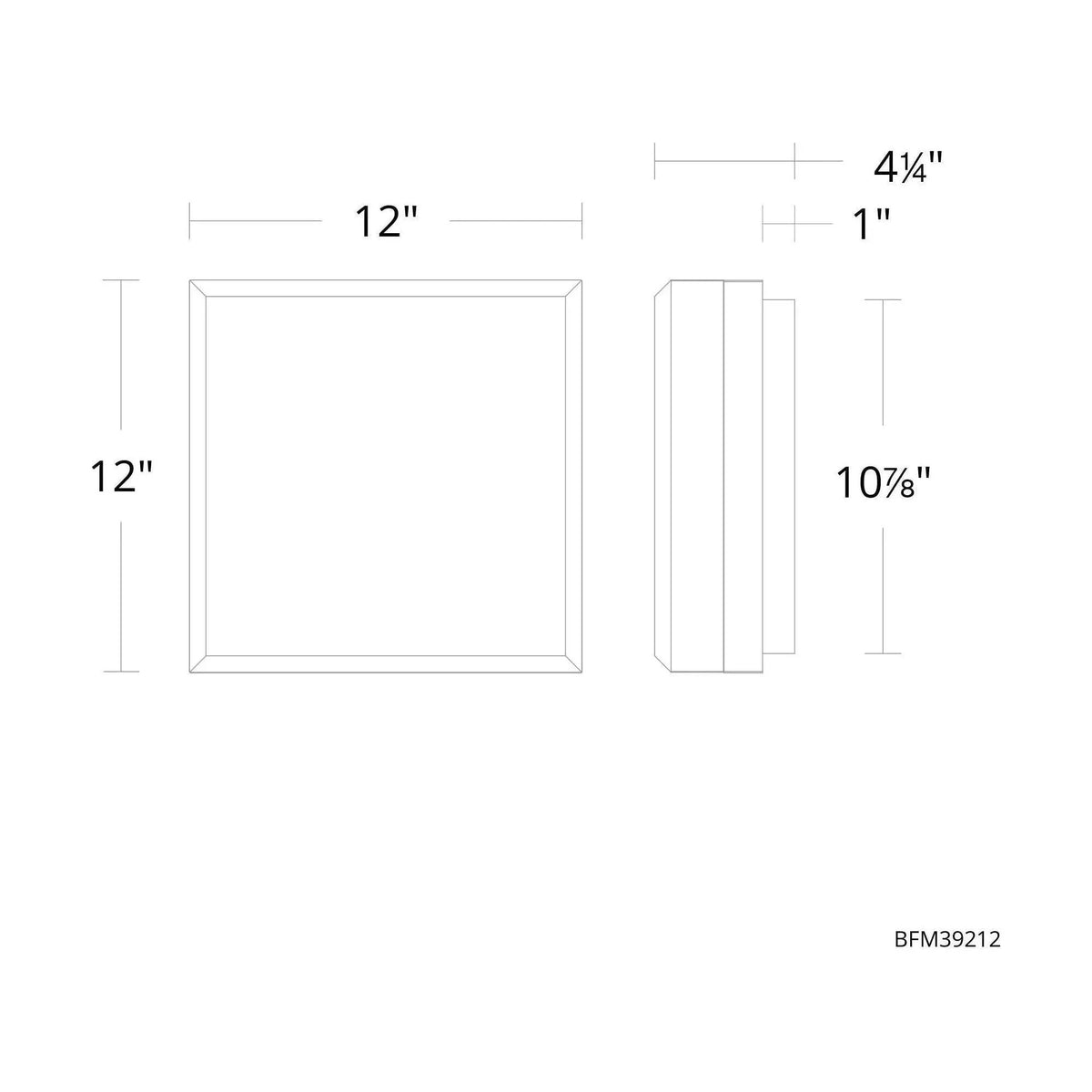 Schonbek Beyond - Whisper LED Flush Mount - BFM39212-AB | Montreal Lighting & Hardware