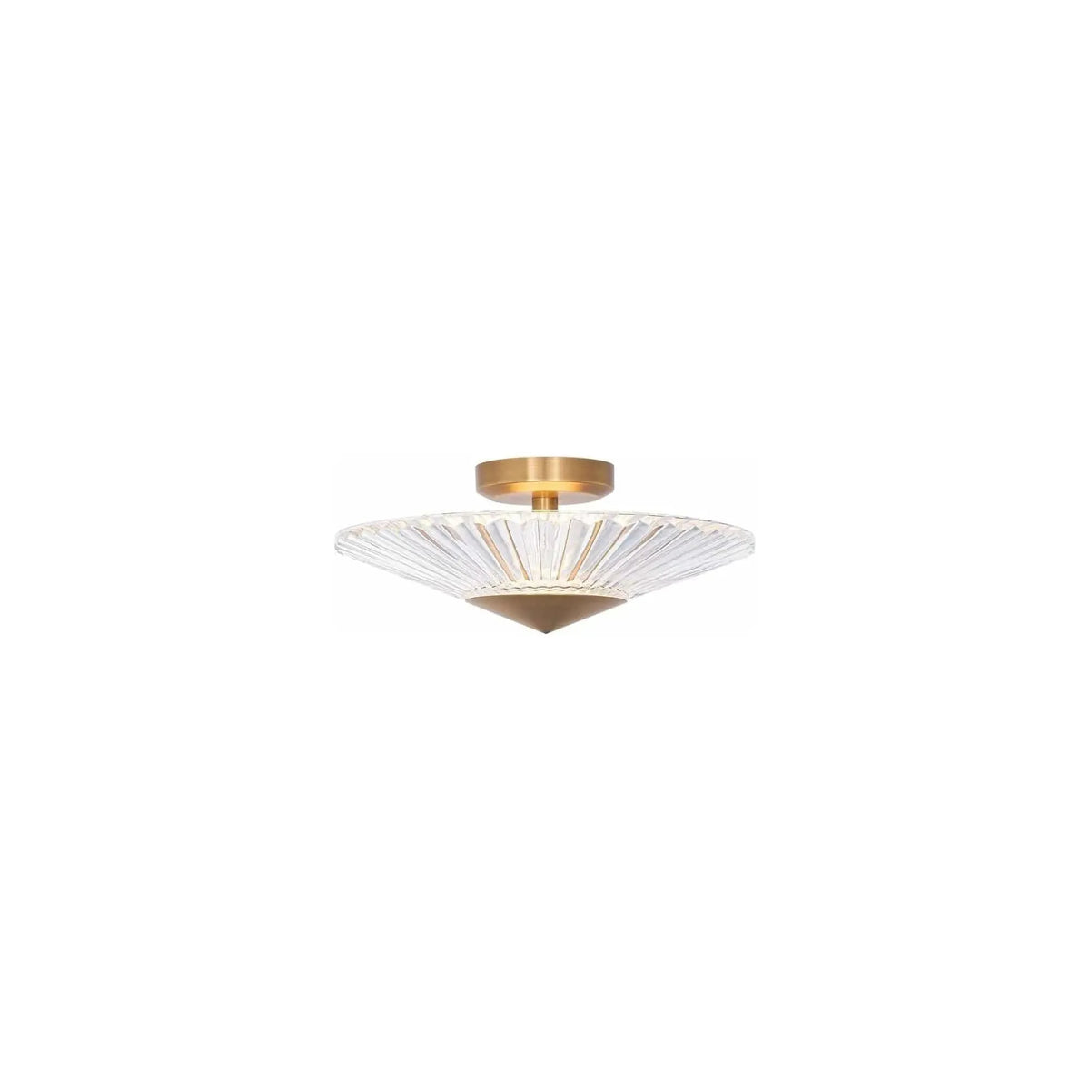 Schonbek Signature - Origami Semi-Flush Mount - S7216-700H | Montreal Lighting & Hardware