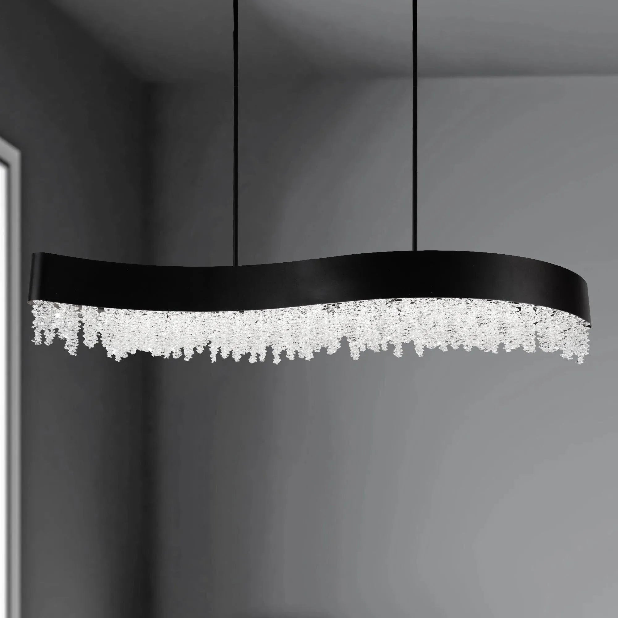 Schonbek Signature - Soleil Linear Pendant - S3548-18O | Montreal Lighting & Hardware